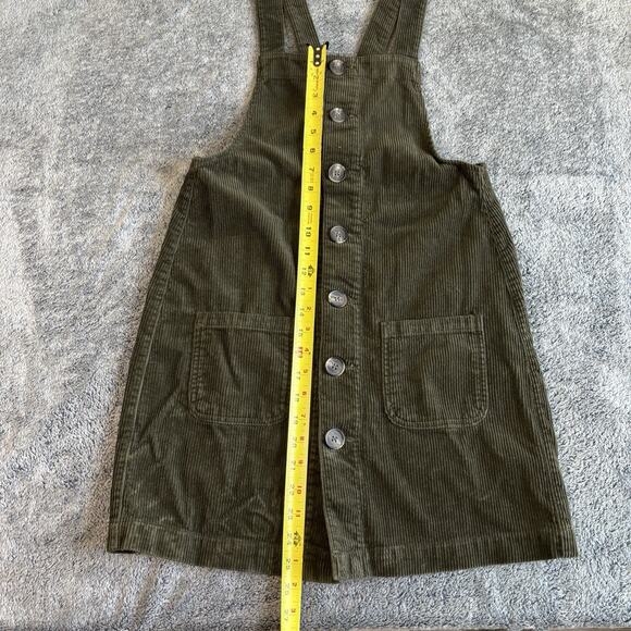Blue Spice Green Overall Dress‎ Juniors - Size Small - Picture 4 of 6